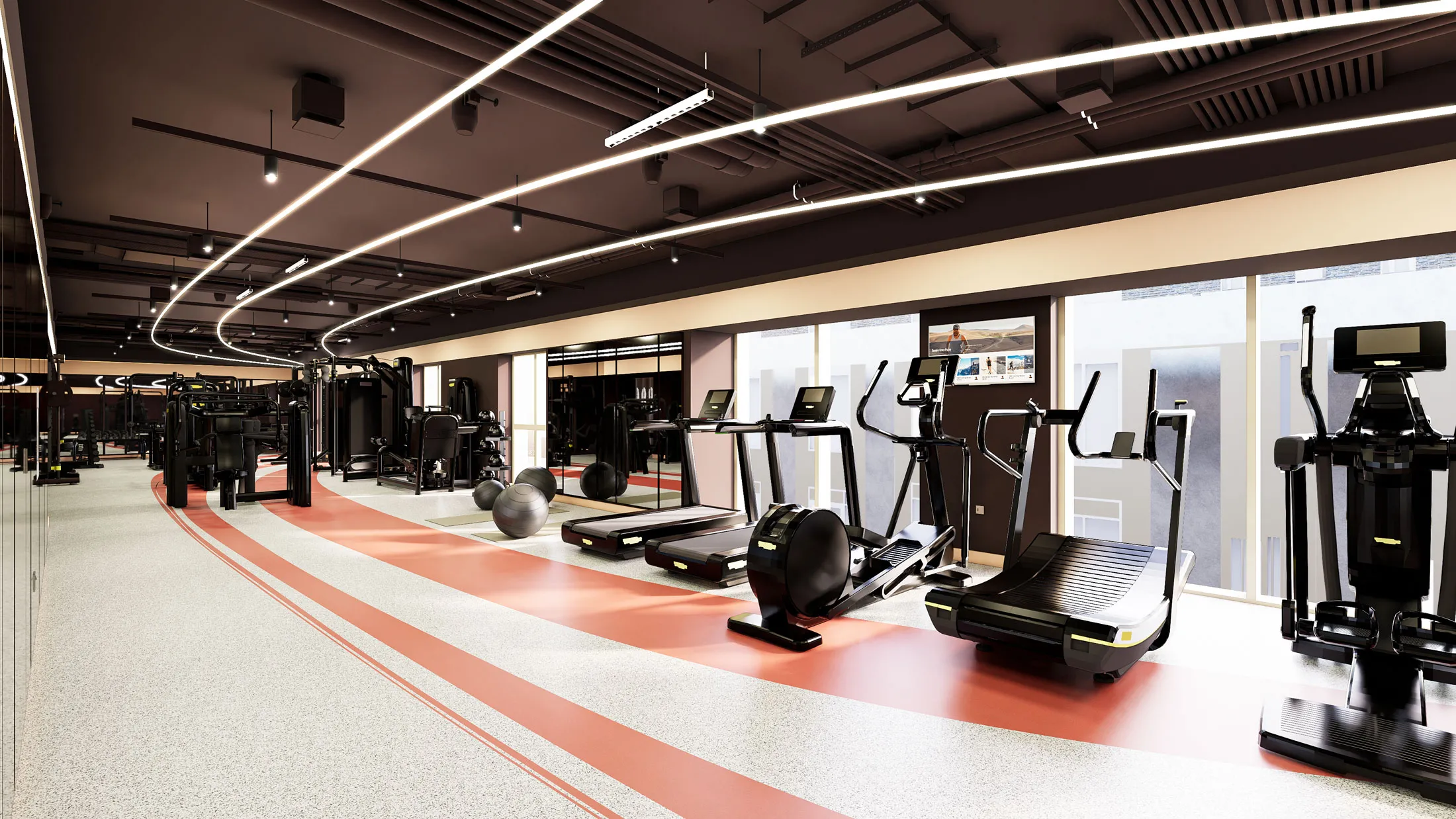 Hi-tech gym