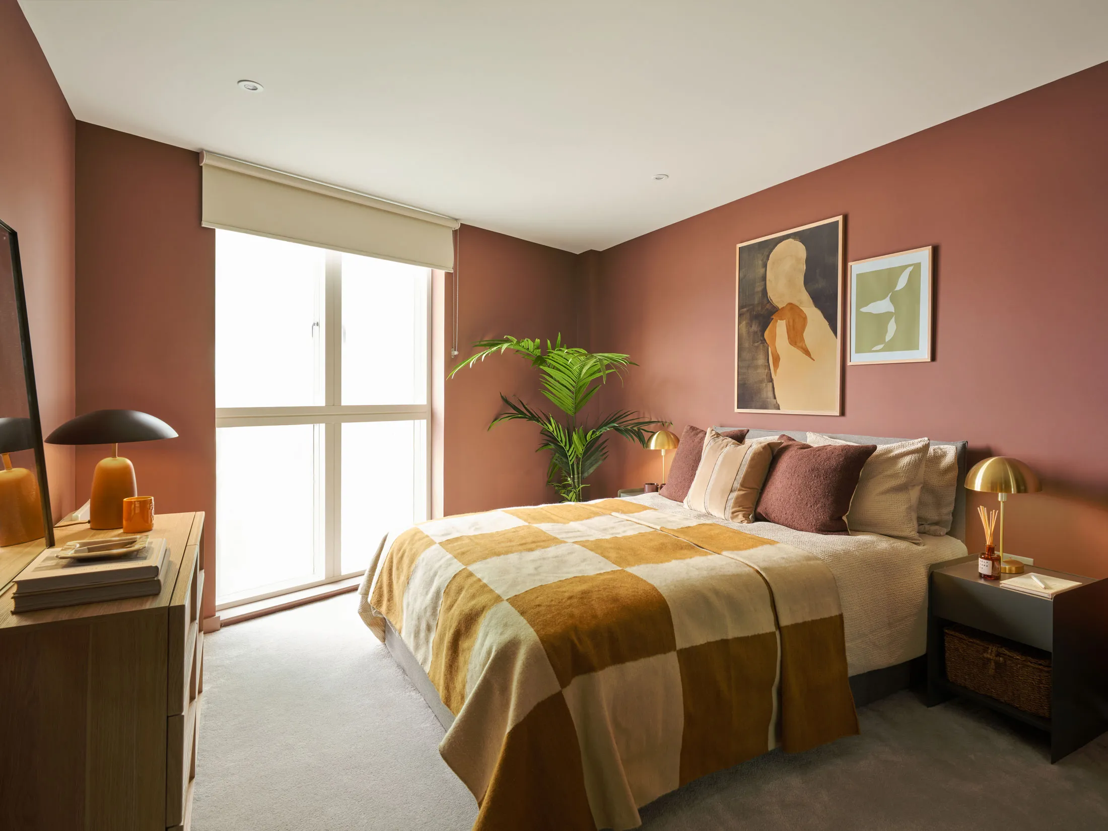 LOFTLINES Belfast - 3 Bedroom apartment -   bedroom decorate large windows natura light